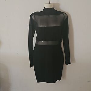 Marciano Women's Citana Bandage Mini Dress Size Small Black